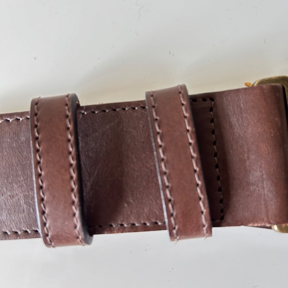 Burberry Logo Belt. Brown color, Size S (28"). Authentic. New. - Picture 14 of 16